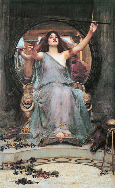 Circe Offering the Cup to Ulysses John William Waterhouse